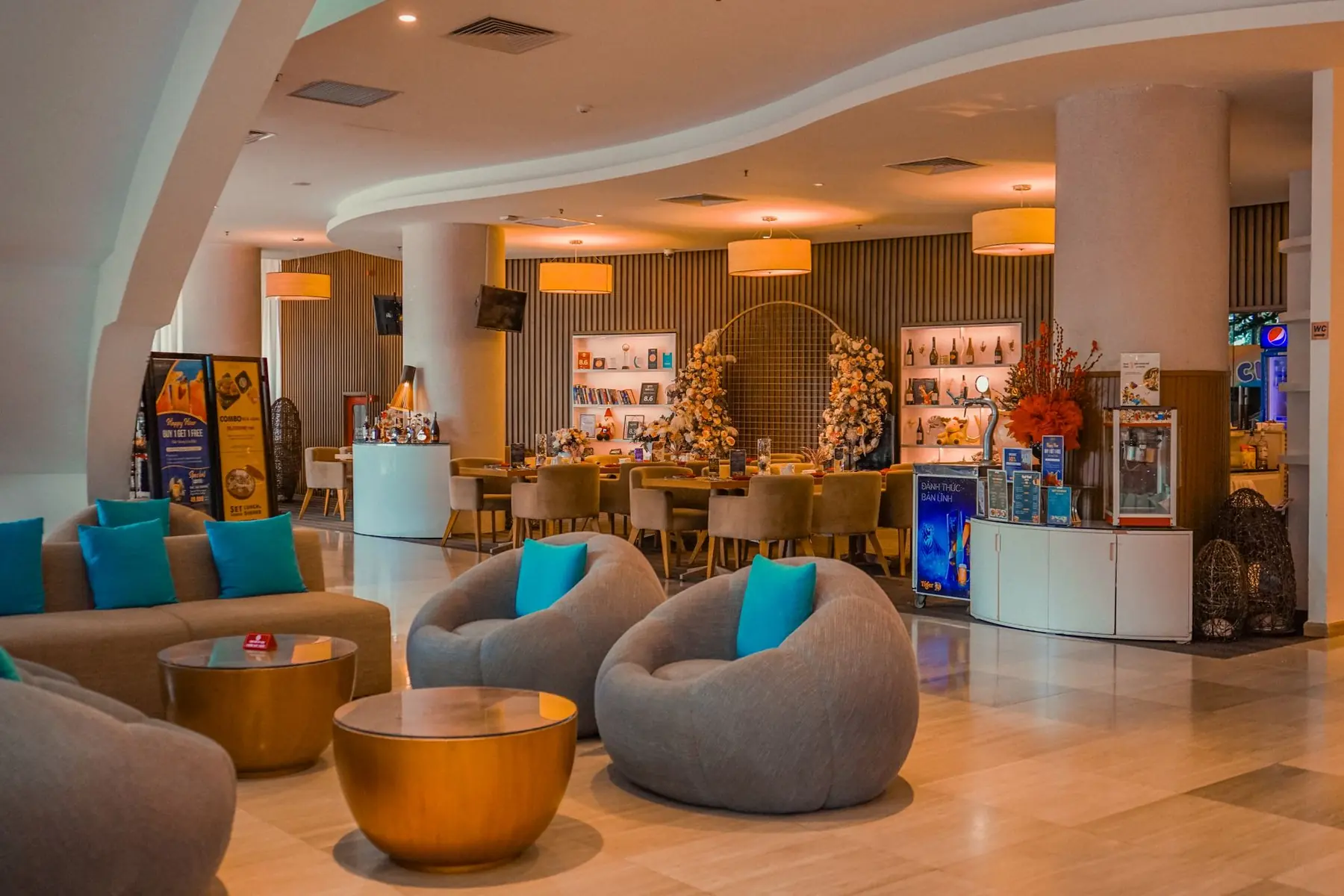 Espacio de cafetería y encuentro